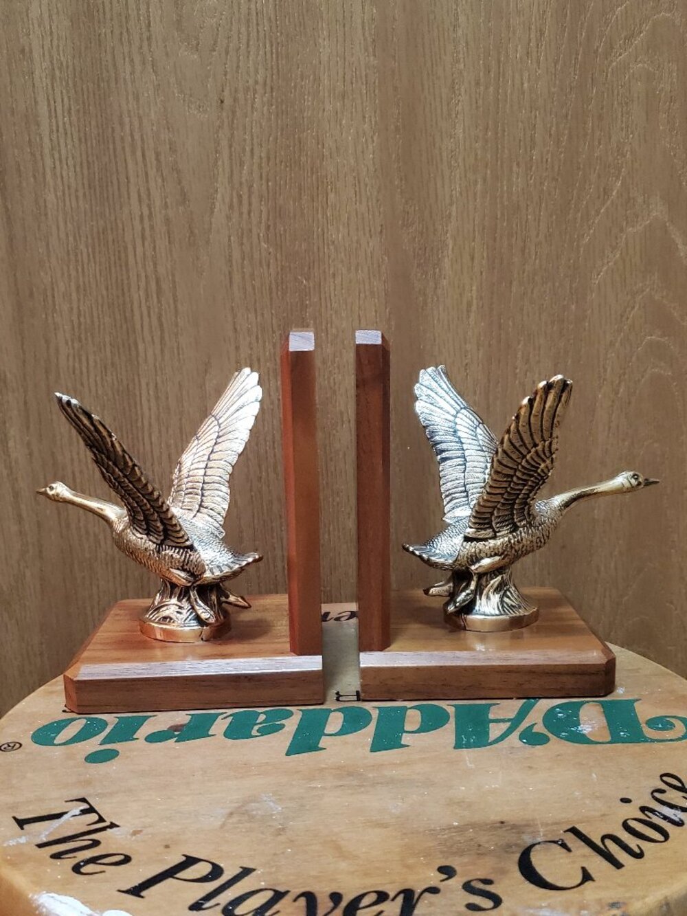 bookends vintage duck